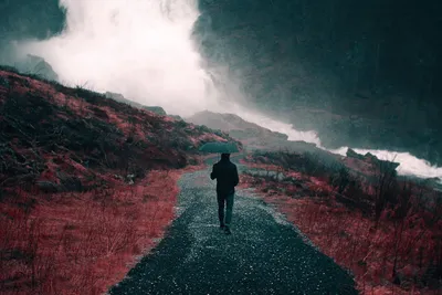 Runner in rain pushing forward - Photo by Nick Scheerbart on Unsplash