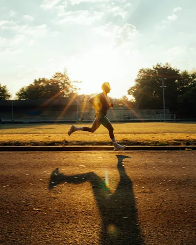 Runner lacing up shoes at sunrise — Photo by Jorge Alberto Vega Barrera on Unsplash
