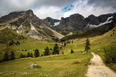 Green mountain path stretching into distance - Photo by Claudio Carrozzo on Unsplash