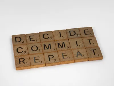 Decide, commit, repeat - Photo by Brett Jordan on Unsplash