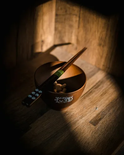 Japanese Bowl in Golden Hour