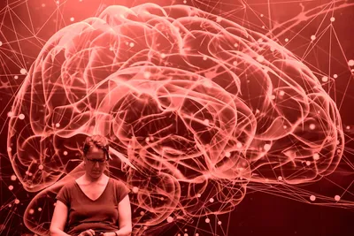 Abstract red brain network visualization - Photo by Markus Kammermann on Unsplash