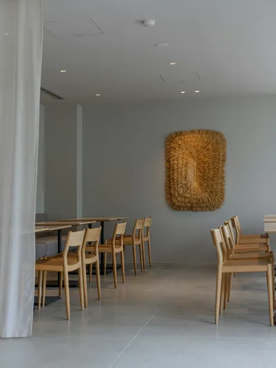 Minimalist Japanese interior space